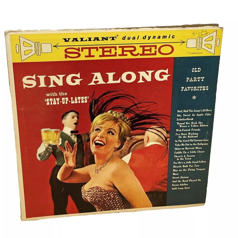 The Stay-Up-Lates Sing Along (Vinyl) Valiant V-4906 GOOD+ LP Record Album